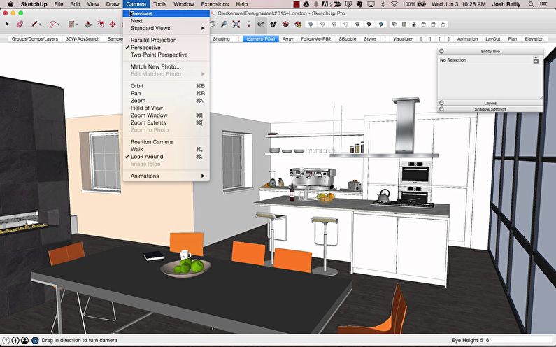 SketchUp - برنامج تصميم داخلي مجاني