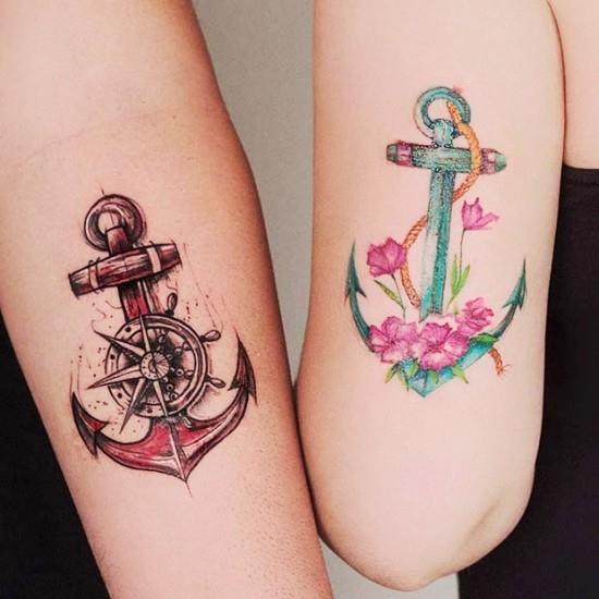 170 idées et inspirations créatives de tatouage de frères et sœurs ancre frère soeur