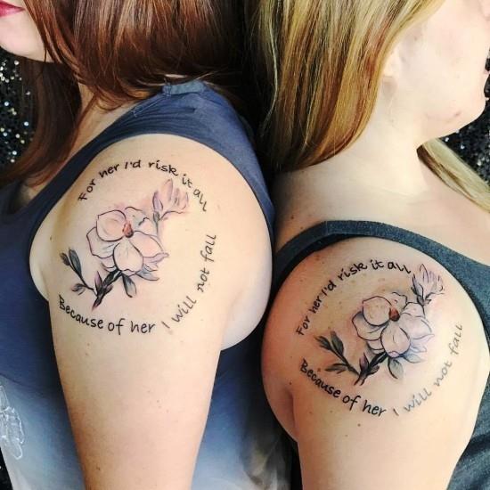 170 idées et inspirations créatives de tatouage de frères et sœurs fleurs et citation soeur