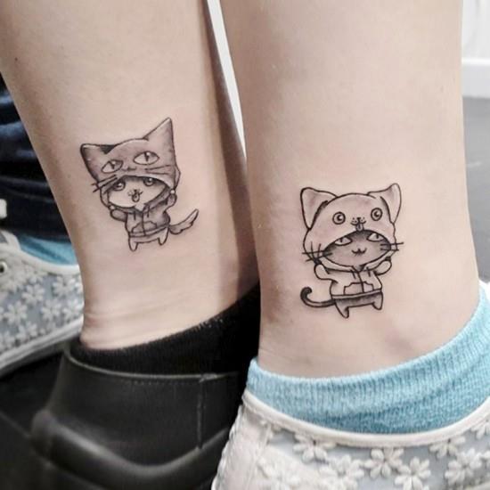 170 idées et inspirations créatives de tatouage de frères et sœurs frère soeur chat chien