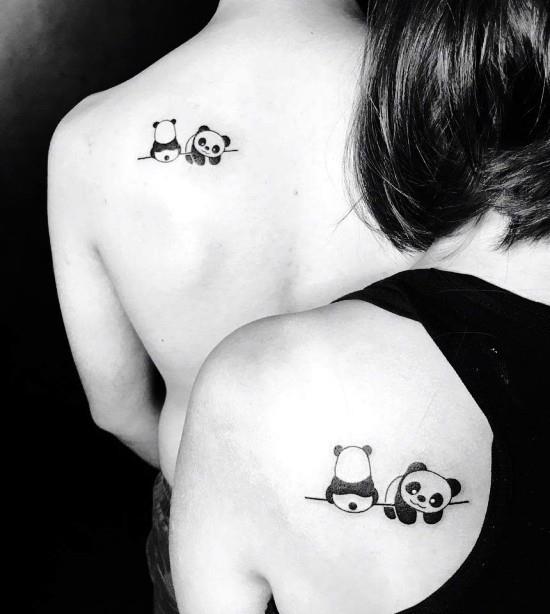 170 idées et inspirations créatives de tatouage de frères et sœurs frère soeur panda
