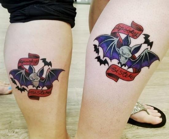 170 idées et inspirations créatives de tatouage de frères et sœurs chauve-souris effrayante et effrayante