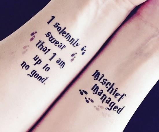 170 idées et inspirations créatives de tatouage de frères et sœurs Citations Harry Potter