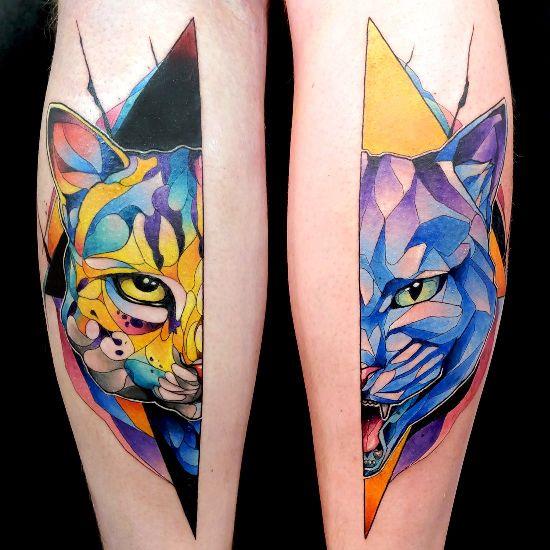 170 idées et inspirations créatives de tatouage de frères et sœurs chat et panthère mignons et forts