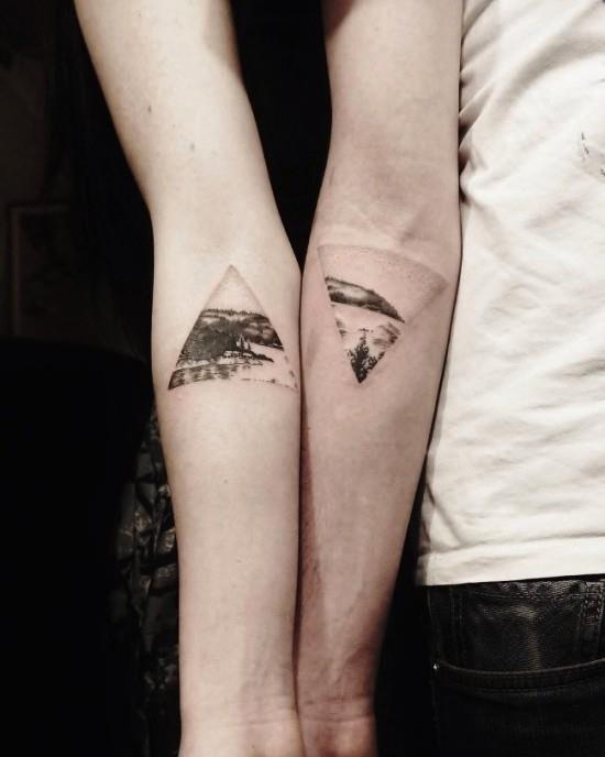 170 idées et inspirations créatives de tatouage de frères et sœurs paysage mer montagnes frère soeur
