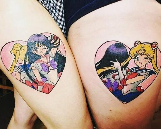 170 idées et inspirations créatives de tatouage de frères et sœurs manga sailor moon