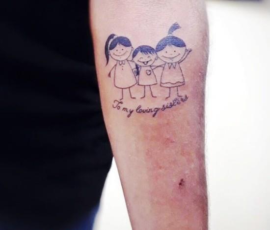 170 idées et inspirations créatives de tatouage de frères et sœurs tatouage de soeur trois