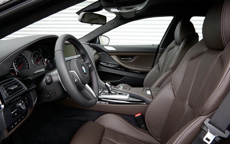 Design intérieur de la BMW M6 Gran Coupé 2014