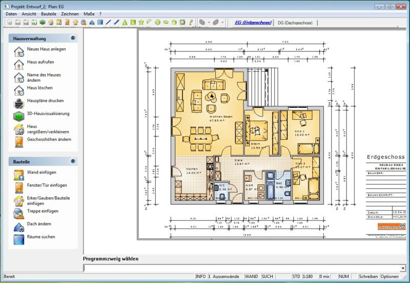 Logiciel gratuit de planificateur de maison 3D meinhausplaner