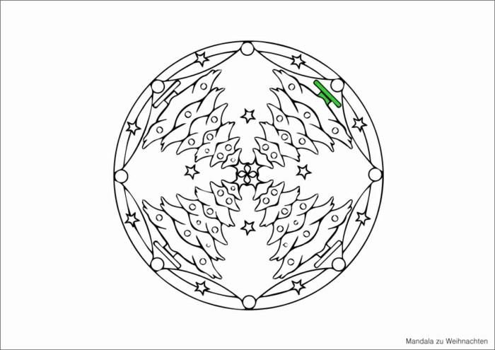 mandala pour noël coloriages sapin de noël