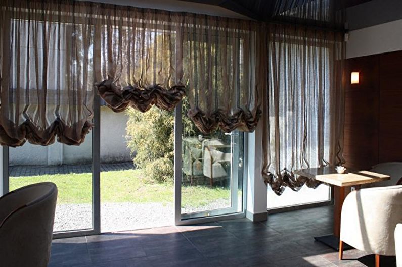 Österreichische Vorhänge - Design von Vorhängen für das Wohnzimmer