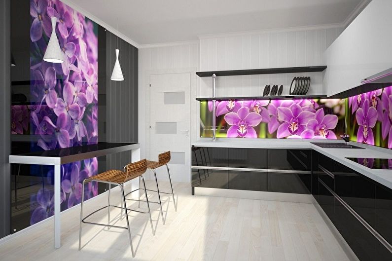 تصميم المطبخ 15 متر مربع. - ديكور