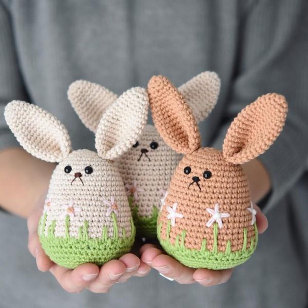 Szydełkowy króliczek Amigurumi - pomysły na Wielkanoc, aby inspirować i naśladować zabawnego małego króliczka wielkanocnego