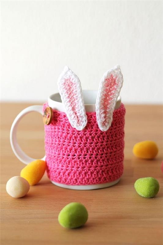 Szydełkowy króliczek amigurumi - pomysły na Wielkanoc, aby inspirować i naśladować koszyk z zajączkami wielkanocnymi
