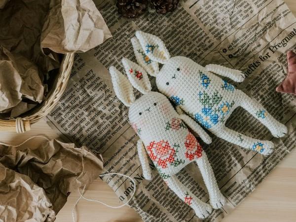 Szydełkowy króliczek Amigurumi - pomysły na Wielkanoc, aby inspirować i naśladować piękne ozdobne zajączki wielkanocne diy