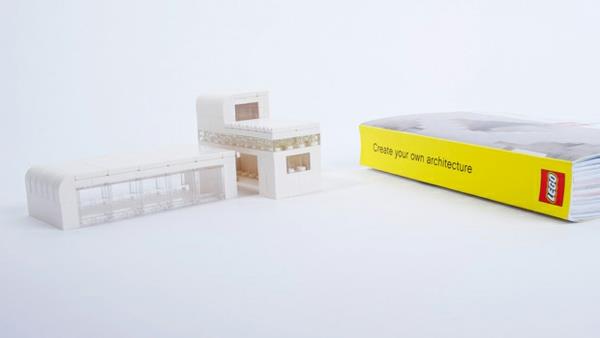 Ensemble de studio d'architecture de conception de pièces de jeu LEGO