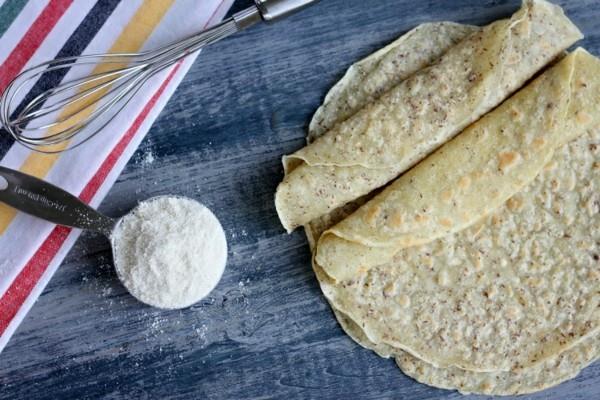 Cuisiner avec de la farine de noix de coco Recettes avec des crêpes à la farine de noix de coco sans gluten