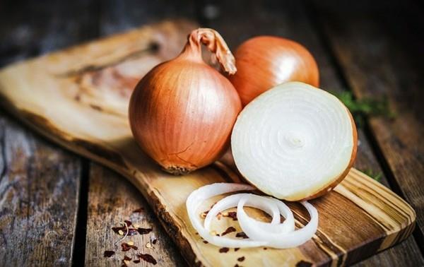 Oignons de la liste des aliments riches en fibres