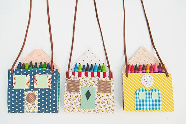 Artisanat de porte-sac à crayons en tissu pour enfants