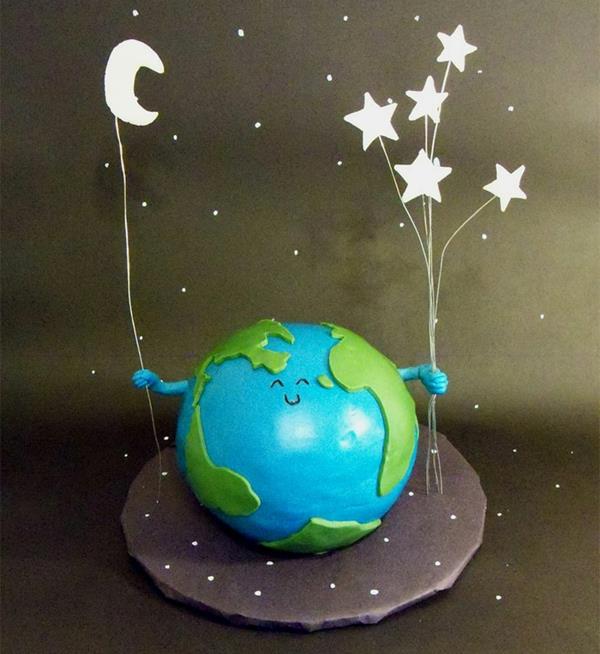Gâteaux tartes spécial décorer les planètes terrestres