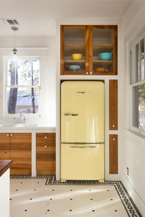 Mieux dormir lit double design réfrigérateur étagères de cuisine