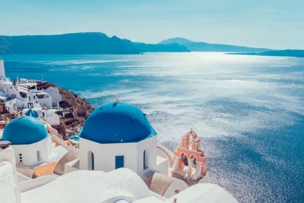 Meilleur lieu de vacances sur l'île de Santorin en Grèce