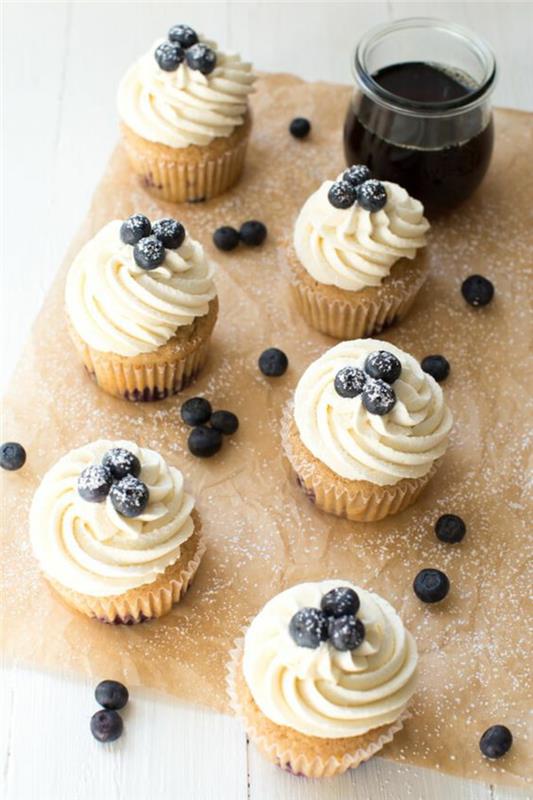 Recette de cupcakes aux myrtilles Faites vous-même de délicieuses tartes