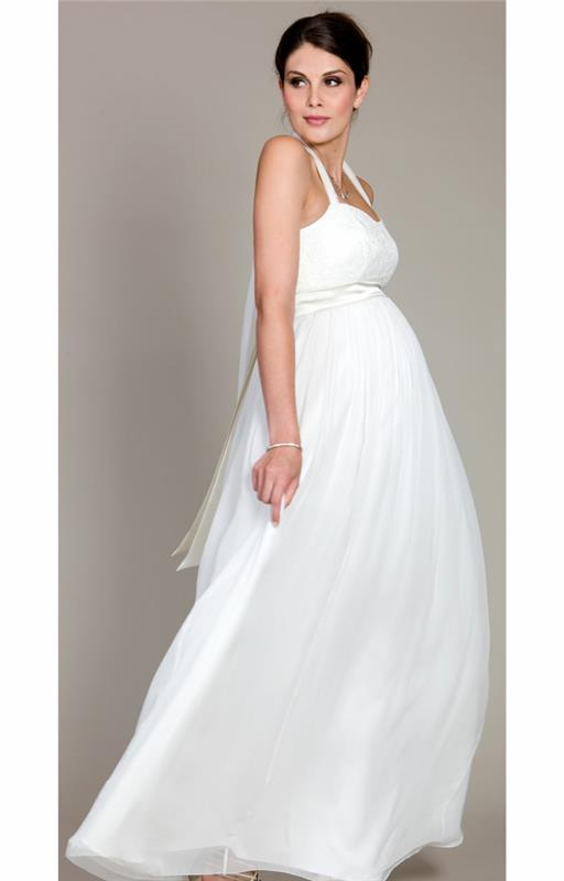 Robe de mariée pour femme enceinte sur mesure librement