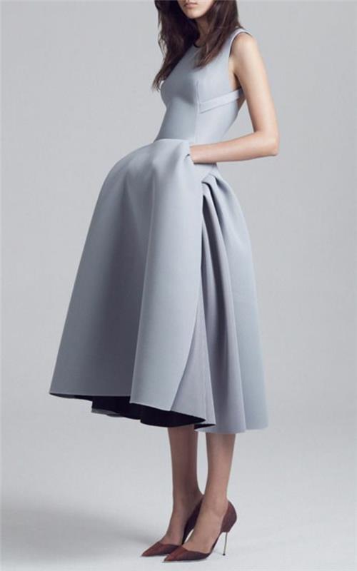Robes de cocktail designer fashion gris dresscode