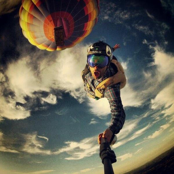 Fajne selfie zdjęcia z siebie bardzo balonowe