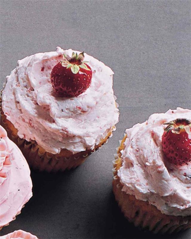 Recette de garniture de cupcakes Tartelettes aux fraises Idées de recettes de cuisson