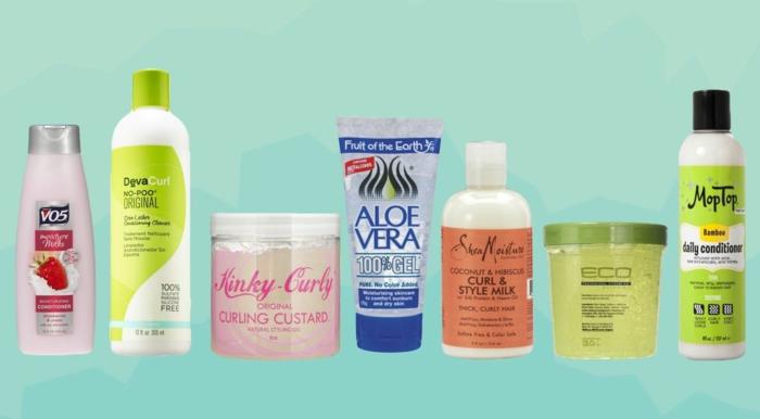 Produits de la méthode Curly Girl débutants