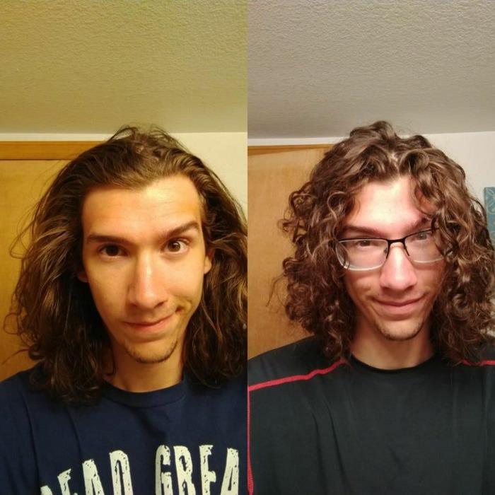 Curly Girl method produits garçon