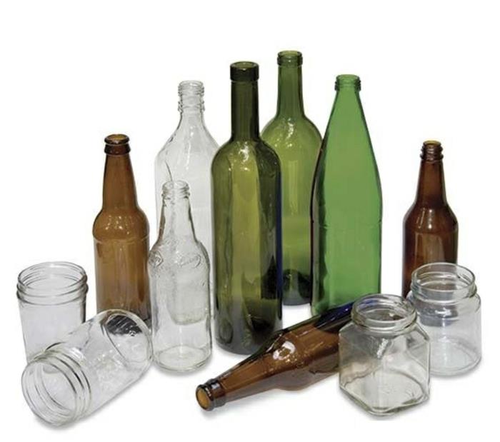 Décoration DIY avec des bouteilles en verre, idées d'artisanat en verre