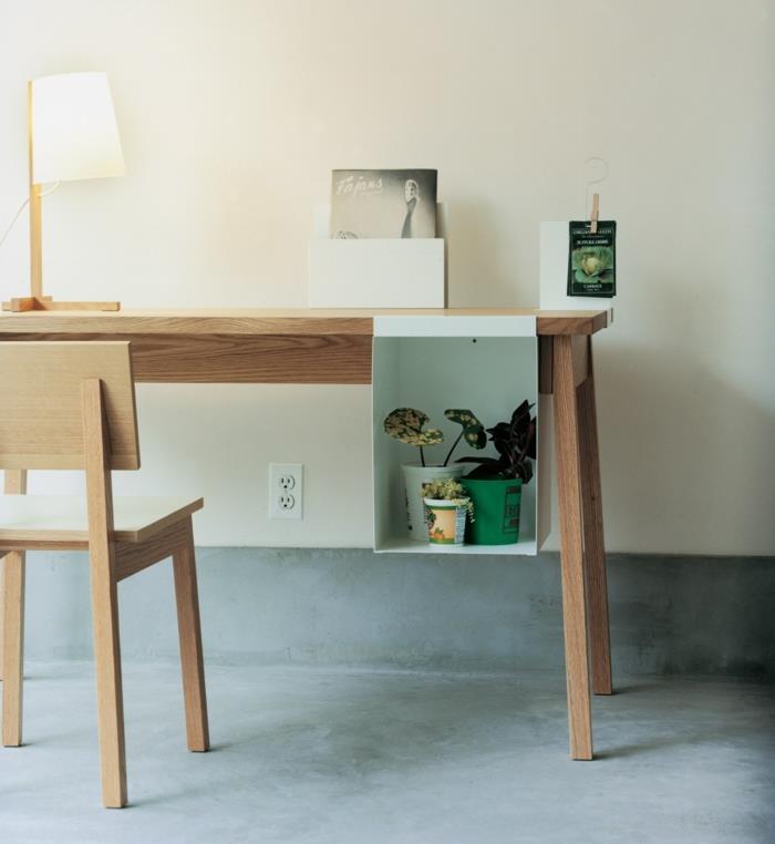 Biurko DIY zbuduj sobie drewniane meble stół roboczy krzesło