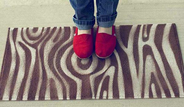 DIY dywany maty podłogowe tkaniny łazienka