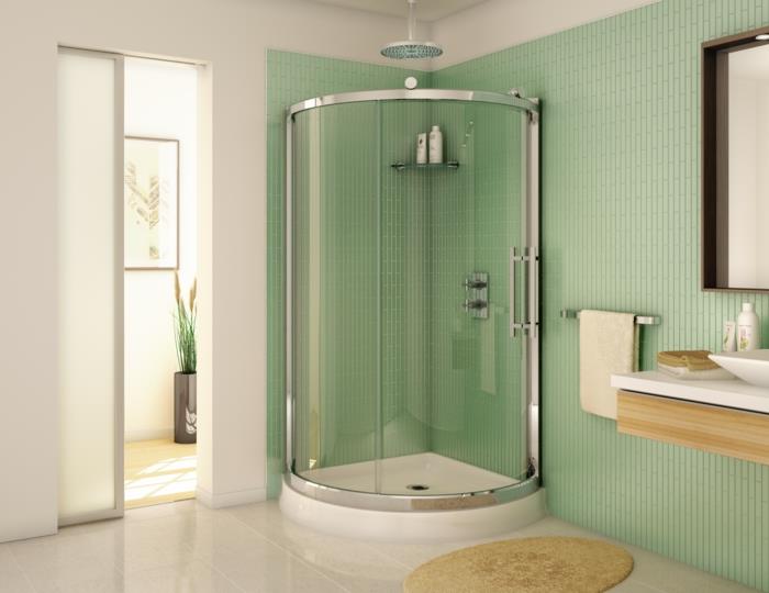 Mettre en place une douche peu encombrante dans le grenier Conception de salle de bain dans un appartement mansardé