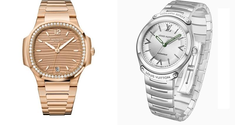 Mesdames montres design élégant en argent ou en or