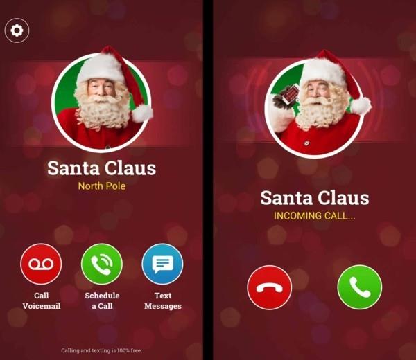 Zadzwoń do Świętego Mikołaja Odbierz połączenie od Świętego Klausa