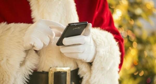 Dzwonię do Świętego Mikołaja Święty Klaus telefon komórkowy