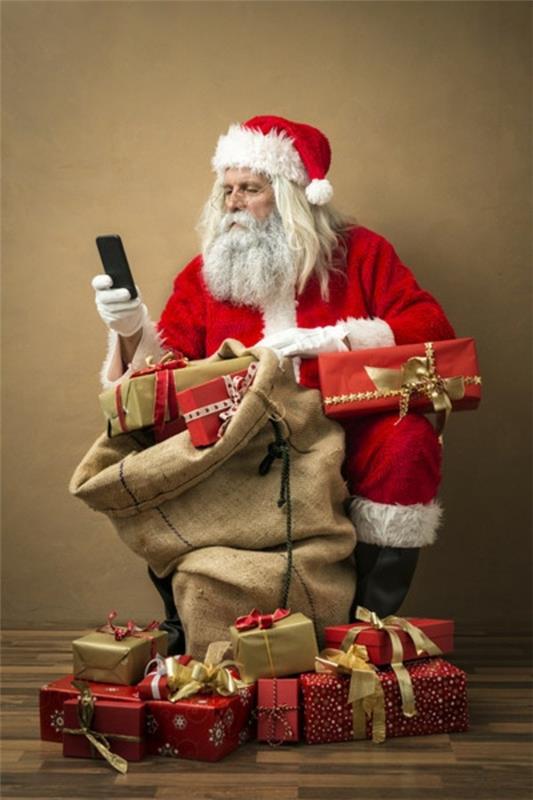 Wzywanie Świętego Mikołaja na prezenty świąteczne