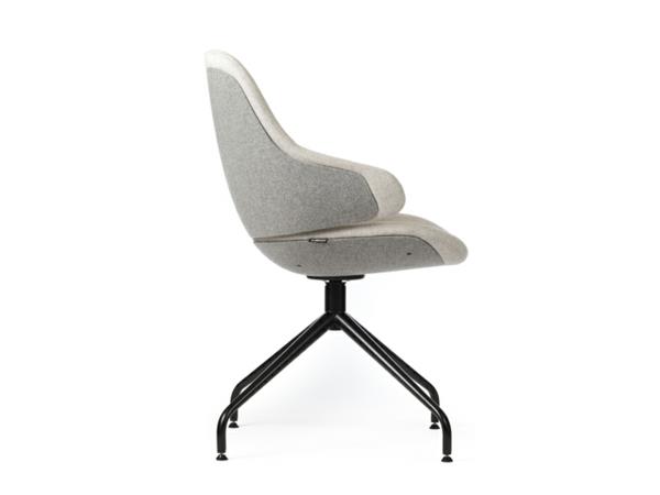 Projektant fotela ergonomicznie piękny nowoczesny szary