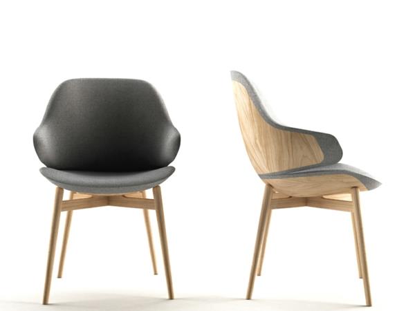 Fotel ergonomicznie piękny model drewna projektanta