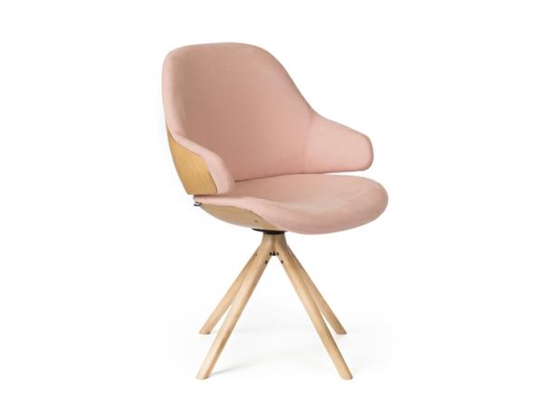 kobiecy fotel ergonomiczny piękny nowoczesny różowy styl