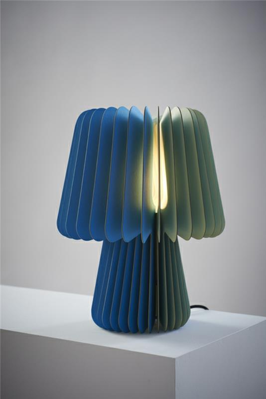 Lumières design dégradé bleu-vert