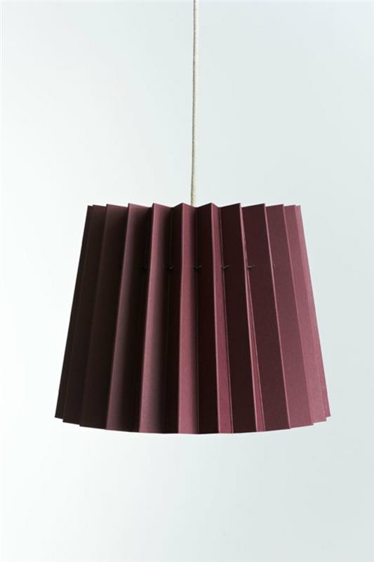 design lumières abat-jour vin rouge horizontal