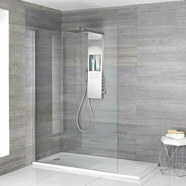 Ustaw kabiny prysznicowe i kabiny prysznicowe w małej łazience 2