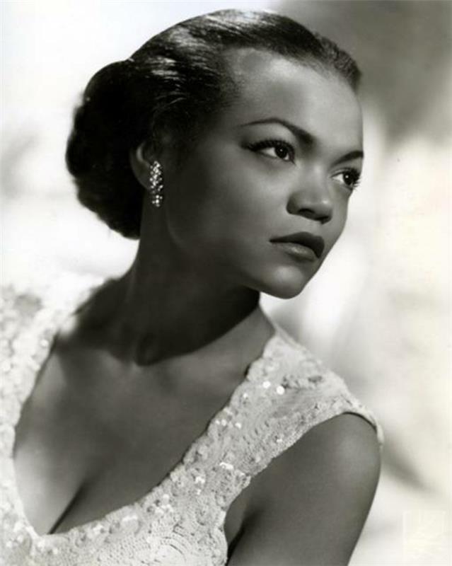 Eartha Kitt Updo Coiffures Années 50