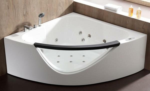 Baignoire d'angle - la solution astucieuse pour la petite salle de bain baignoire d'angle moderne