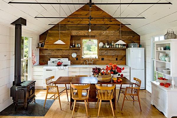 Idées d'ameublement petites cabanes cuisine rustique salle à manger
